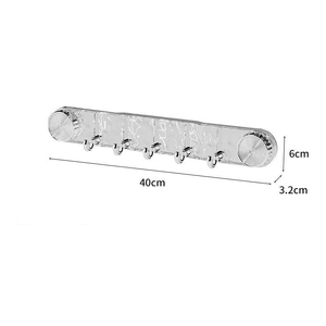 Étagères murales rotatives sans perçage pour salle de bain <span class=keywords><strong>avec</strong></span> crochets à <span class=keywords><strong>ventouse</strong></span> puissants - Product Image 5