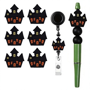 Cross-border 3D <b>Silicone</b> <b>Beads</b> Halloween Series Accessories DIY Party Decorations Beading Wholesale Made Dongguan Model WULI1140 - Product Image 1