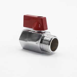 Pirinç Mini bilya vana krom kaplama manuel su kontrolü OEM orta basınç - Product Image 2