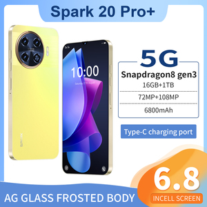 Teléfono Móvil <span class=keywords><strong>Spark</strong></span> 20 Pro 5G Original en Oferta, Android 15 de Alta Calidad, 16GB+1TB, Procesador MTK, Doble SIM, HD Gaming - Product Image 4