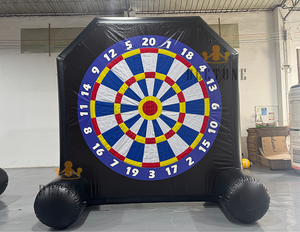 Jeu de fête <span class=keywords><strong>cible</strong></span> gonflable football tableau de fléchettes balle adhésive fléchettes de football gonflables - Product Image 6
