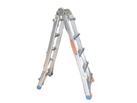Échelle de ménage Main courante Échelle de ménage Escalier d'échelle pliant en aluminium