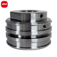 Piston de vérin hydraulique en fonte ductile usiné CNC, pièce de rechange OEM basée sur dessin