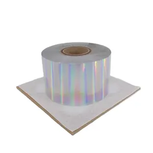 Pet Material Self Adhesive Waterproof Removable Glue Rainbow Color Building Glass Dichroic Film