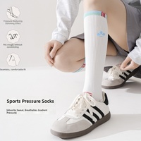 Chaussettes de compression sans couture pour femmes - Respirantes, anti-humidité, soutien sportif pour la course à pied, la randonnée, le cyclisme, le badminton