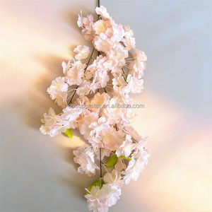 B-493 Vente en gros de centres de table de mariage, fleurs artificielles, <span class=keywords><strong>cerisier</strong></span> japonais en fleurs, fleurs artificielles multi-pétales, fleurs artificielles japonaises - Product Image 3