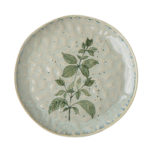 Magnifique assiette en <span class=keywords><strong>porcelaine</strong></span> scandinave bohème <span class=keywords><strong>de</strong></span> <span class=keywords><strong>luxe</strong></span> à motif floral, 8,5 pouces, bord ondulé, peu profonde, passe au lave-vaisselle, personnalisable - Product Image 1