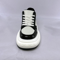 Nouvelles Chaussures Décontractées Panda Printemps-Automne 2025 pour Femme, en Maille Légère, avec Soutien de la Voûte Plantaire, Semelle Épaisse Rehaussante et Motif Floral Croisé