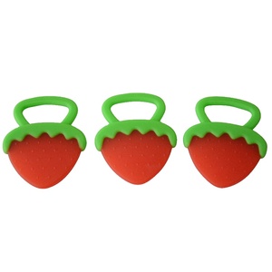 Libre de BPA <span class=keywords><strong>mam</strong></span>á opción suavizado dolor fruta en forma de silicona niños bebé <span class=keywords><strong>mordedor</strong></span> - Product Image 3
