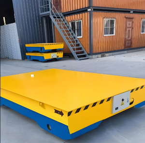 Công Nghiệp 1T-10T Đường Sắt Đi Bộ Điện Phẳng Xe Với Điều Khiển Từ Xa Trackless Hội Thảo Agv Tự Động Cần Cẩu Xe - Product Image 6