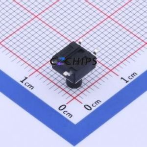 K2-6639SP-H4SC-04 Tactile Switch SMD-4P,6x6mm Switch 2.5N Vertical Mount 6mm 6mm - Product Image 2