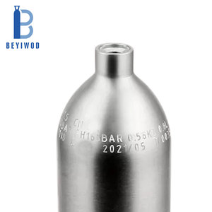 Bombola per bombola di <span class=keywords><strong>Gas</strong></span> in alluminio Co2 monouso 110Bar 1L produttore cinese - Product Image 3