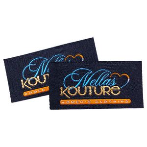 ป้ายทอผ้าสำหรับเสื้อผ้า ออกแบบโลโก้ตามสั่ง ป้ายผ้าทอคุณภาพสูง - Product Image 1