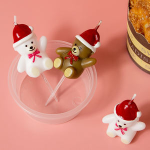 Hello Bear 100% algodón cumpleaños vela sombrero <span class=keywords><strong>para</strong></span> Navidad y cumpleaños - Product Image 2