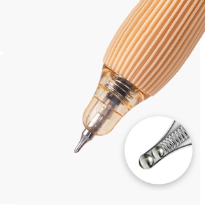 Silent Pro Twin Ball Gel <span class=keywords><strong>Pen</strong></span> 0.5mm Encre anti-bruit et anti-examen Design ergonomique en plastique pour bibliothèque/étude Click <span class=keywords><strong>Pen</strong></span> - Product Image 4