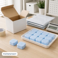 Tablettes nettoyantes pour lave-linge au parfum frais de rose pour une fraîcheur durable des vêtements