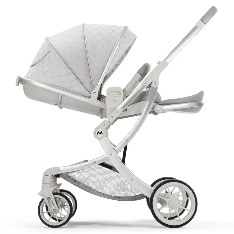 Poussette bebe en, оптовая продажа, высокая, Ландшафтная, kinderwagen, складная прогулочная коляска, роскошная яичная детская коляска