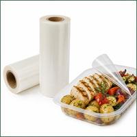 Film souple de qualité alimentaire CPE pour couvercles de barquettes et gobelets en APET avec large fenêtre de thermoscellage et pelage facile