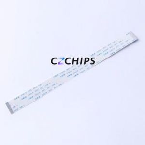 FC-0.5B-24P-150mm FFC Cable (Flexible Flat Cable) P=0.5mm Connector 24P 0.5mm 0.3mm Non-Inverting - Product Image 1