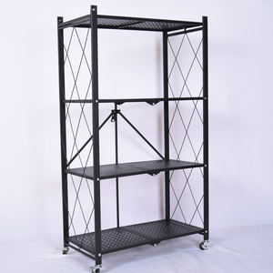 <span class=keywords><strong>Estante</strong></span> de Cocina de Gran Capacidad de Alta Calidad, Estantes de Almacenamiento de Metal <span class=keywords><strong>para</strong></span> <span class=keywords><strong>Baño</strong></span> en Blanco y Negro - Product Image 1