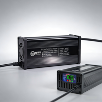 Chargeur de batterie portable LiFePO4 à décharge profonde 48V 60V 12A pour voiturette de golf, chariot élévateur, scooter, stockage d'énergie
