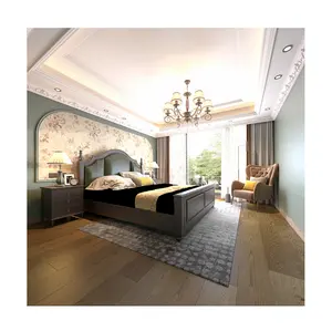Popular ! Piso de madeira de carvalho europeu, piso de madeira de carvalho barato, piso de madeira ecológico para pisos de interior