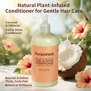 Acondicionador Definidor de Rizos de Marca Privada con Coco, Hibisco y Proteína de Seda para Cabello Grueso y Rizado - Fabricante - Product Image 4