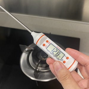 Food <b>Thermometer</b> Digital <b>Probe</b> Metal Extended Kitchen Measuring Tool Water Oil Temperature Detector - Product Image 2