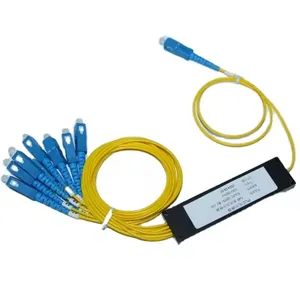 Custom 1x2 1x4 1x8 1x16 1x32 PLC MINI Splitter Fiber Optical PLC G657A Optic Fiber Splitter