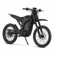 Moto tout-terrain électrique 72V 36Ah, puissance de pointe 8000W, vitesse maximale 85 km/h, cadre en alliage d'aluminium forgé