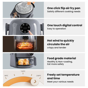 Vente en gros <span class=keywords><strong>2L</strong></span> numérique pour <span class=keywords><strong>AirFryer</strong></span> cuisinière électrique multi-capacité pour ménage RV voiture appareils de cuisine fabrication friteuses à air - Product Image 6