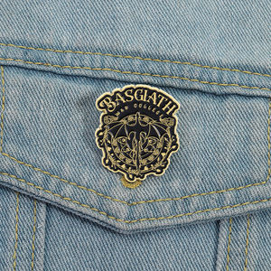 Épinglette en émail Basgiath War College, Dragons de la Quatrième Aile, <span class=keywords><strong>roman</strong></span> fantastique, broche, badge de revers, bijoux, cadeau pour les amis bibliophiles - Product Image 1