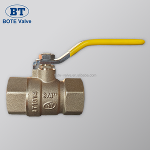 Vanne à bille manuelle en laiton pleine passante BOTE 600WOG pour gaz et eau, filetage BSP, personnalisable OEM - Product Image 3