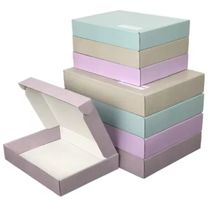 Cajas de correo de cartón corrugado plegadas personalizables directas de fábrica Cajas de velas o cosméticos de papel impreso Uso industrial - Product Image 1