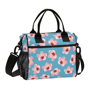 Nouveauté : Sac isotherme portable personnalisé à imprimé fleurs hawaïennes Hau pour pique-nique, camping et sorties en plein air pour femmes - Product Image 1