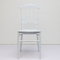Chaises de salle à manger modernes en PP blanc, empilables, assemblées, robustes, pour événements, mariages, hôtels, pelouses, location extérieure 2026