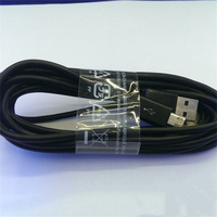 SYY Plastik Kabelloser Spielcontroller 3M USB-Ladekabel für Pro/Slim Schwarz/Weiß