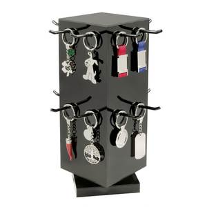 Présentoir de comptoir rotatif en plexiglas pour porte-clés et mousquetons promotionnels - Product Image 1