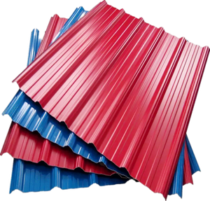 Z150 0.5mmフレキシブル亜鉛メッキ段ボールシートカスタマイズ色商業建設用屋根 - Product Image 4