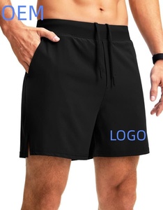 Shorts de sport pour homme à séchage rapide, taille élastique mi-haute, respirants et écologiques avec poches, shorts décontractés pour la course à pied et le fitness en plein air - Product Image 1