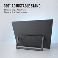 Monitor Portabel 15,6 Inci dengan Stand Terintegrasi FHD IPS USB C Layar Kedua Laptop OEM ODM