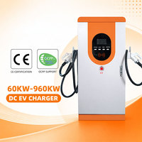 Nouvelle station de charge rapide pour véhicules électriques DC 120 kW 240 kW CCS2, station de charge commerciale avec écran 12 pouces, entrée 380 V, sortie 400 A