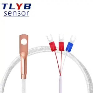 Tlyb PT100 vá loại kháng nhiệt bạch kim nhiệt kháng cảm biến nhiệt độ với độ chính xác cao