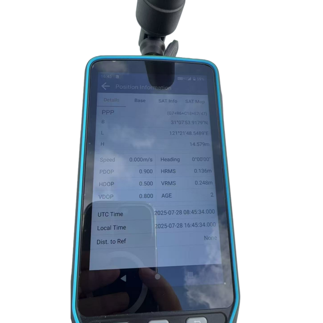 High-precision OEM GPS Handheld GIS Collector Y55G Android 10 IP68 Waterproof PPP Compatible Most Surveying Mapping Instruments
