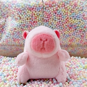 Peluche de la celebridad de internet Kapibala con cola que se mueve y emite sonidos, lindo colgante de delfín extraíble, muñeco pequeño al por mayor - Product Image 2