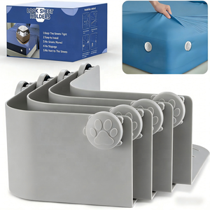 Support <span class=keywords><strong>de</strong></span> drap avec bandes <span class=keywords><strong>de</strong></span> verrouillage, maintien ferme, support <span class=keywords><strong>de</strong></span> drap housse pour la maison, <span class=keywords><strong>organisateur</strong></span> <span class=keywords><strong>de</strong></span> literie, s'adapte à toutes les tailles <span class=keywords><strong>de</strong></span> matelas - Product Image 1