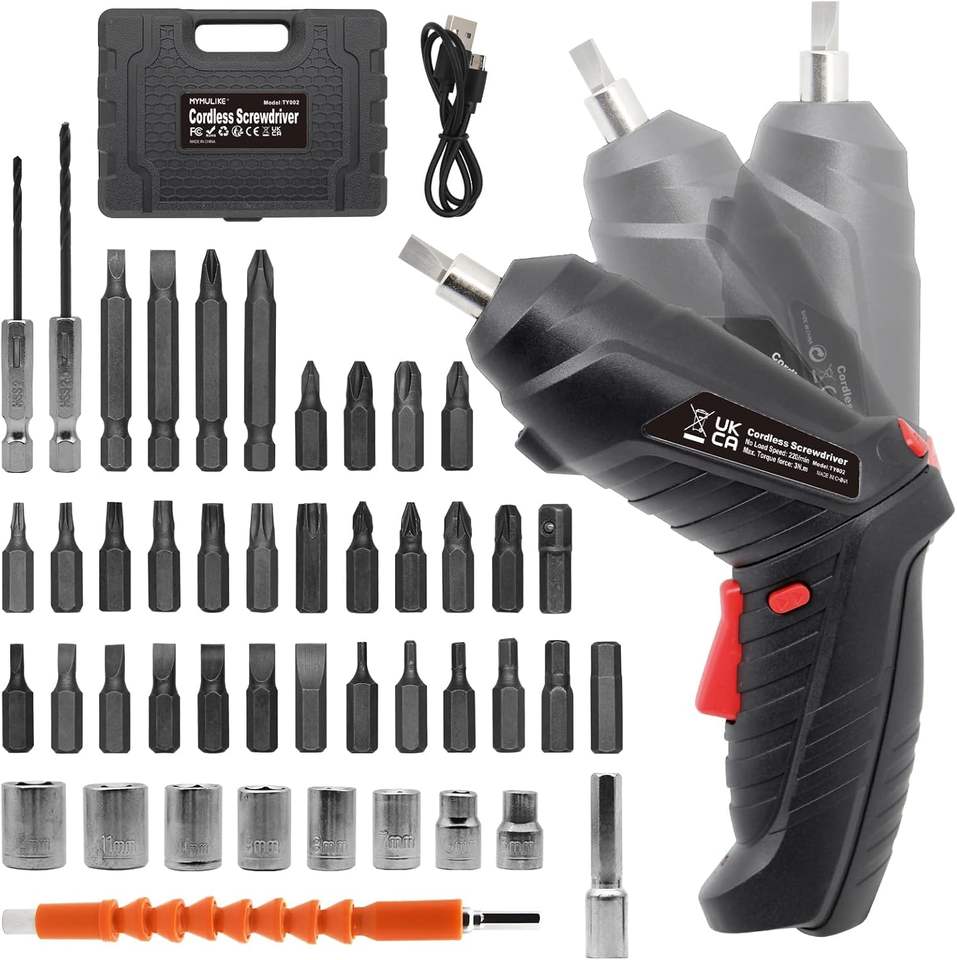Rotatable Screwdriver 48 in 1 Electric Screwdriver - Versatile & Powerful Tool