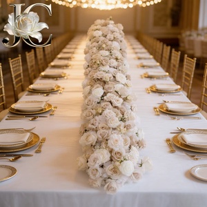 Rollo de Seda Premium OLER Champagne Lily, Fácil de Instalar, para Decoración de Mesa en Fiestas <span class=keywords><strong>y</strong></span> Celebraciones - Product Image 1