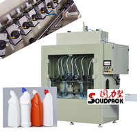 Machine de remplissage automatique Solidpack 1-5L pour détergent et nettoyant WC – Remplisseur de liquides résistant à la corrosion