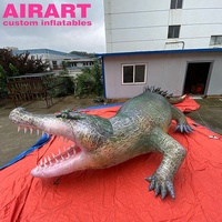 Ballon animal de forme différente personnalisé, ballon crocodile gonflable géant
